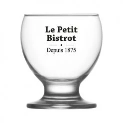 Trend'up Verres à Eau Boîte De 6 Gobelets Bistrot 21 Cl En Verre Transparent