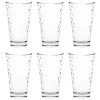 Maisons Du Monde Verres à Eau Chope En Verre Façon Nid D'abeilles - Lot De 6