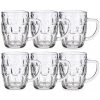 Wadiga Verres De Bar Chopes à Bière En Verre Avec Poignées 520ml - Lot De 6
