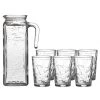 Wadiga Verres De Bar Coffret Jus De Fruit 6 Verres + 1 Carafe En Verre