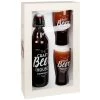 Maisons Du Monde Verres De Bar Coffret Verres à Bière 0.5L (x2) Et Bouteille 1L En Verre Ambré