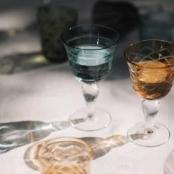 Lo De Manuela Verres à Vin Coupes De Vin Cristal Multicolore Lot De 6 -Verres Soldes Boutique coupes de vin cristal multicolore lot de 6 2