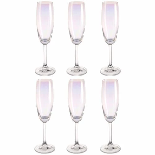 Maisons Du Monde Flutes Et Coupes De Champagne Flûte à Champagne En Verre - Lot De 6 1 Maisons Du Monde Flutes Et Coupes De Champagne Flûte à Champagne En Verre - Lot De 6