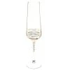 Maisons Du Monde Vaisselle De Noël Flûte à Champagne En Verre Coloris Or - Lot De 6
