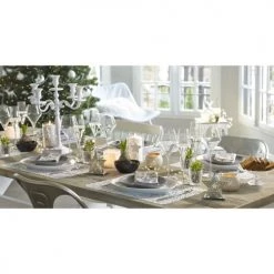 Maisons Du Monde Vaisselle De Noël Flûte En Verre - Lot De 6 -Verres Soldes Boutique flute en verre 1000 15 15 145688 3
