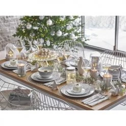 Maisons Du Monde Vaisselle De Noël Flûte En Verre - Lot De 6 -Verres Soldes Boutique flute en verre 1000 15 15 145688 8