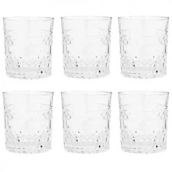 Maisons Du Monde Verres à Eau Gobelet En Cristal Taillé - Lot De 6