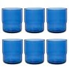 Maisons Du Monde Verres à Eau Gobelet En Verre Bleu - Lot De 6