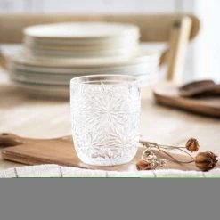 Maisons Du Monde Verres à Eau Gobelet En Verre Ciselé Motif Floral - Lot De 6 -Verres Soldes Boutique gobelet en verre cisele motif floral 1000 6 26 211996 2
