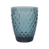Sibo Homeconcept Verres à Eau Gobelet En Verre Pressé Bleu 28 Cl - Lot De 6