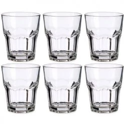 Wadiga Verres à Eau Gobelets à Eau Ou Liqueur En Verre 29cl - Lot De 6