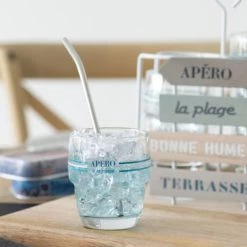 Maisons Du Monde Verres Gobelets En Verre (x6) Et Support Panneaux En Paulownia -Verres Soldes Boutique gobelets en verre x6 et support panneaux en paulownia 1000 3 22 205924 3