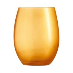 Chef&Sommelier Vaisselle De Noël Gobelets Forme Haute Or 36cl - Lot De 6