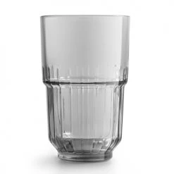 Libbey Verres à Eau Lot De 12 - Gobelet Forme Haute 35,5 Cl En Verre Gris