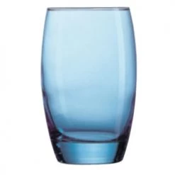 Arcoroc Verres De Bar Lot De 24 Chopes Bleus 350 Ml