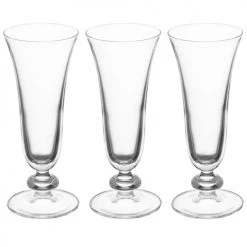 Pasabahce Flutes Et Coupes De Champagne Lot De 3 Flûte à Champagne 18 Cl En Verre Transparent