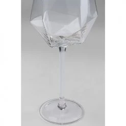 Kare Design Verres à Vin Lot De 4 - Verre à Vin En Verre Bord Doré -Verres Soldes Boutique lot de 4 verre a vin en verre bord dore 4