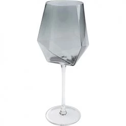 Kare Design Verres à Vin Lot De 4 - Verre à Vin En Verre Fumé -Verres Soldes Boutique lot de 4 verre a vin en verre fume 2