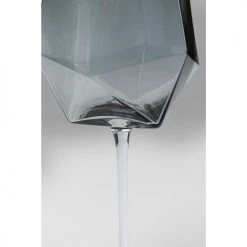 Kare Design Verres à Vin Lot De 4 - Verre à Vin En Verre Fumé -Verres Soldes Boutique lot de 4 verre a vin en verre fume 3