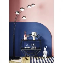 Kare Design Verres à Vin Lot De 4 - Verre à Vin Rouge En Verre Argenté -Verres Soldes Boutique lot de 4 verre a vin rouge en verre argente 3