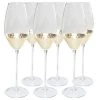 Kare Design Flutes Et Coupes De Champagne Lot De 6 - Flûtes à Champagne En Verre Fond Doré