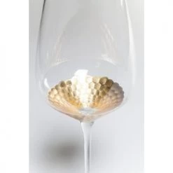 Kare Design Flutes Et Coupes De Champagne Lot De 6 - Flûtes à Champagne En Verre Fond Doré -Verres Soldes Boutique lot de 6 flutes a champagne en verre fond dore 3