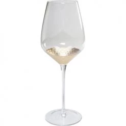 Kare Design Verres à Vin Lot De 6 - Verre à Vin Rouge En Verre Fond Doré -Verres Soldes Boutique lot de 6 verre a vin rouge en verre fond dore 2
