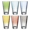 Leonardo Verres à Vin Lot De 6 Verres Colorés 300ml Multicolore
