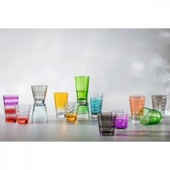 Leonardo Verres à Vin Lot De 6 Verres Colorés 300ml Multicolore -Verres Soldes Boutique lot de 6 verres colores 300ml multicolore 2