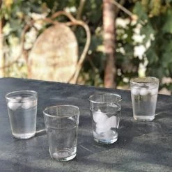Maison Tilleul Verres à Eau Set De 4 Verres Beldi Transparent -Verres Soldes Boutique set de 4 verres beldi transparent 2