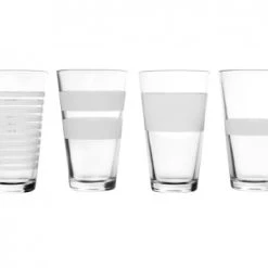 Salt&Pepper Verres à Eau Verre 32,5cl 4 Pièces Blanc