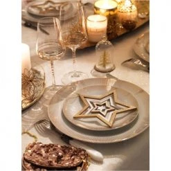 Maisons Du Monde Vaisselle De Noël Verre à Eau Coloris Or - Lot De 6 -Verres Soldes Boutique verre a eau coloris or 1000 8 11 163888 4