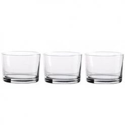 Wadiga Verres à Eau Verre à Eau En Verre 23cl - Lot De 3