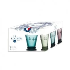 La Rochère Verres à Eau Verre à Eau En Verre - Set De 4 -Verres Soldes Boutique verre a eau en verre set de 4 2