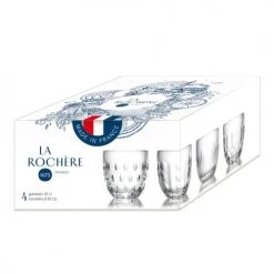 La Rochère Verres à Eau Verre à Eau En Verre Transparent- Set De 4 -Verres Soldes Boutique verre a eau en verre transparent set de 4 2