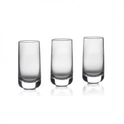 Zone Denmark Verres De Bar Verre à Liqueur En Verre Transparent - Lot De 3