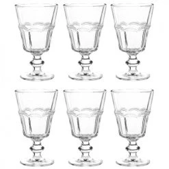 Maisons Du Monde Verres Verre à Pied En Verre - Lot De 6