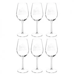 Maisons Du Monde Verres à Vin Verre à Pied En Verre - Lot De 6