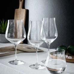 Maisons Du Monde Verres à Vin Verre à Pied En Verre H22 - Lot De 6 -Verres Soldes Boutique verre a pied en verre h22 1000 16 25 215644 2