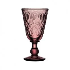 La Rochère Verres à Vin Verre à Pied Mécanique En Verre Améthyste - Lot De 6