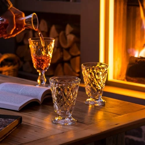 La Rochère Verres à Vin Verre à Pied Mécanique En Verre Transparent - Lot De 6 2 La Rochère Verres à Vin Verre à Pied Mécanique En Verre Transparent - Lot De 6 – Image 2