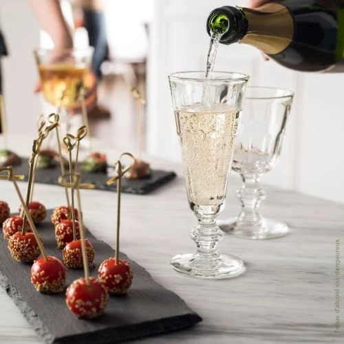 La Rochère Verres à Eau Verre à Pied Mécanique En Verre Transparent - Lot De 6 2 La Rochère Verres à Eau Verre à Pied Mécanique En Verre Transparent - Lot De 6 – Image 2