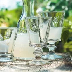 La Rochère Verres à Vin Verre à Pied Mécanique En Verre Transparent- Set De 4 -Verres Soldes Boutique verre a pied mecanique en verre transparent set de 4 3