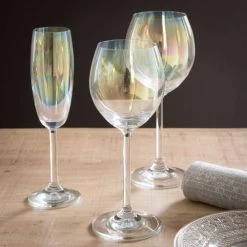 Maisons Du Monde Verres à Vin Verre à Vin En Verre - Lot De 6 -Verres Soldes Boutique verre a vin en verre 1000 6 6 84010113 3