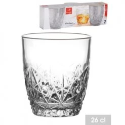 Wadiga Verres De Bar Verre à Whisky Avec Motifs 26cl - Lot De 3 -Verres Soldes Boutique verre a whisky avec motifs 26cl lot de 3 2