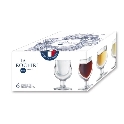 La Rochère Verres De Bar Verre Dégustation En Verre - Lot De 6 3 La Rochère Verres De Bar Verre Dégustation En Verre - Lot De 6 – Image 3