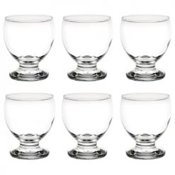Maisons Du Monde Verres à Eau Verre Empilable En Verre - Lot De 6