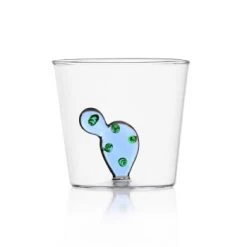 Ichendorf Verres à Eau Verre Tumbler Cactus Bleu -Verres Soldes Boutique verre tumbler cactus bleu 2