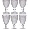 Wadiga Verres à Vin 33cl - Lot De 6